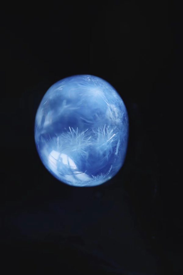 蓝发晶的微观世界图鉴，有非常舒适的视觉体验-菩心晶舍