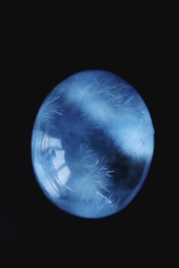蓝发晶的微观世界图鉴，有非常舒适的视觉体验-菩心晶舍
