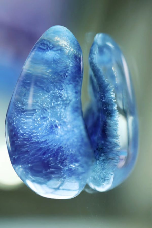 蓝发晶项链设计，就叫它“海的女儿”吧~-菩心晶舍
