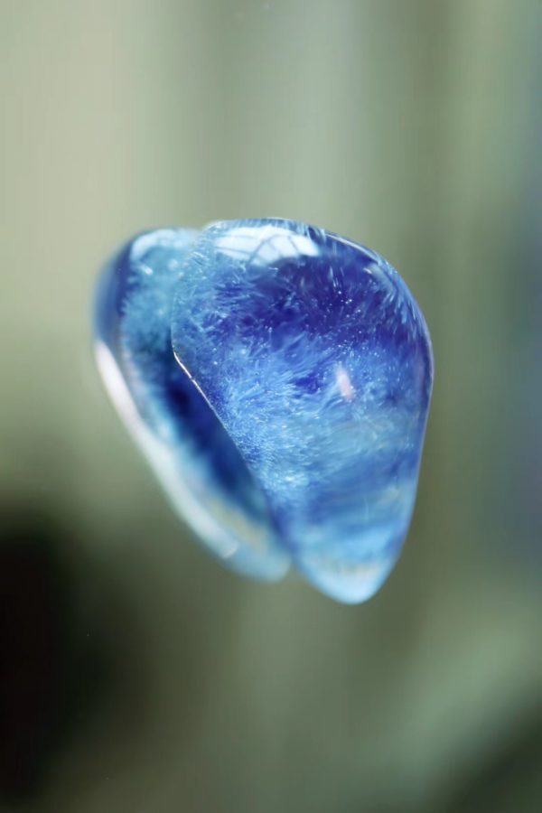 蓝发晶项链设计，就叫它“海的女儿”吧~-菩心晶舍