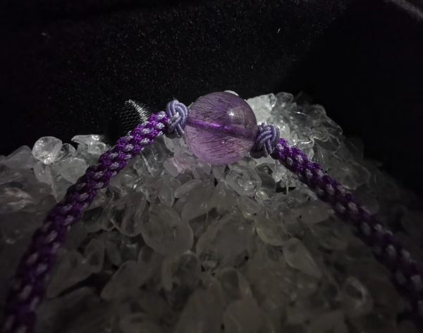 【客户返图】紫发晶手绳，2条一起戴，也是绝美！-菩心晶舍