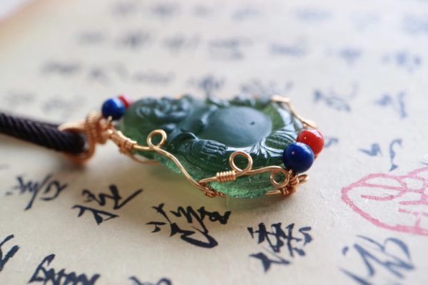 捷克陨石弥勒佛,大笑是福-菩心晶舍