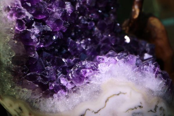 极品乌拉圭紫晶簇,难得孤品,谁见谁爱快收!-菩心晶舍