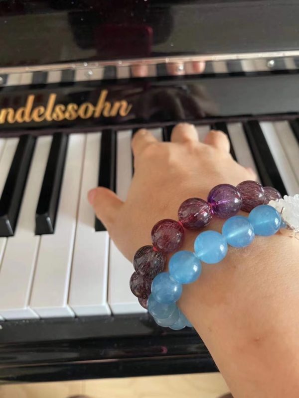 【客户返图】超七紫发晶、海蓝宝,大佬来给我返图-菩心晶舍