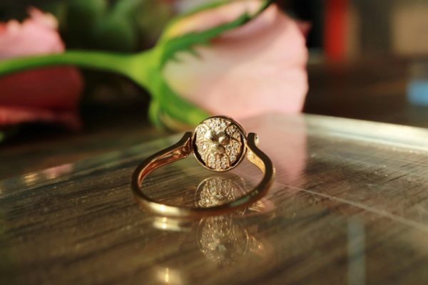 最美斑彩石狮子座戒指出炉!-菩心晶舍