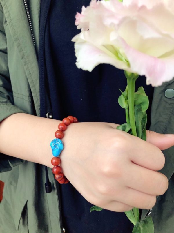 浆南红 & 绿松石随形,复古,是最经典的美-菩心晶舍