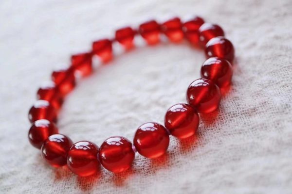 极品橙红石榴石,经期戴右手,还可以疗愈姨妈痛哈-菩心晶舍