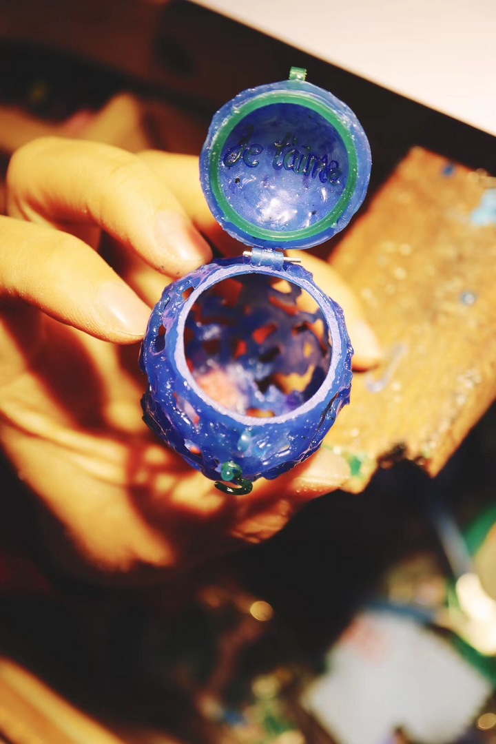 目前是蛋型，最后会变成设计图的样子-菩心晶舍