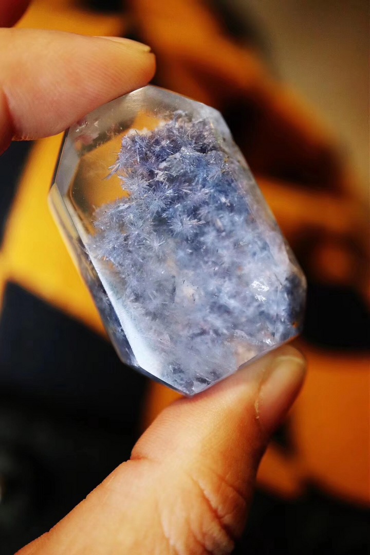 【菩心-蓝发晶​】纯天然蓝发晶，非常非常稀有