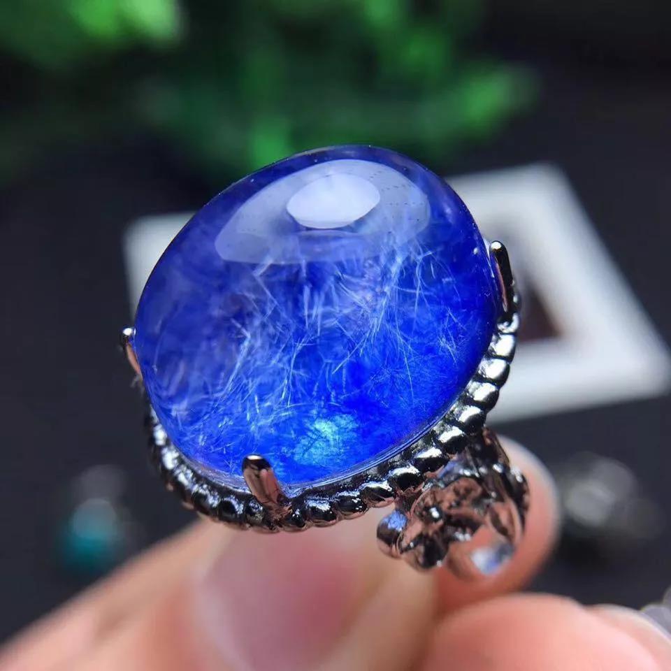 蓝发晶为什么贵?如何分辨真假蓝发晶?-菩心晶舍