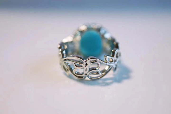 【海纹石】戴上这婚纱般浪漫的海纹戒-菩心晶舍