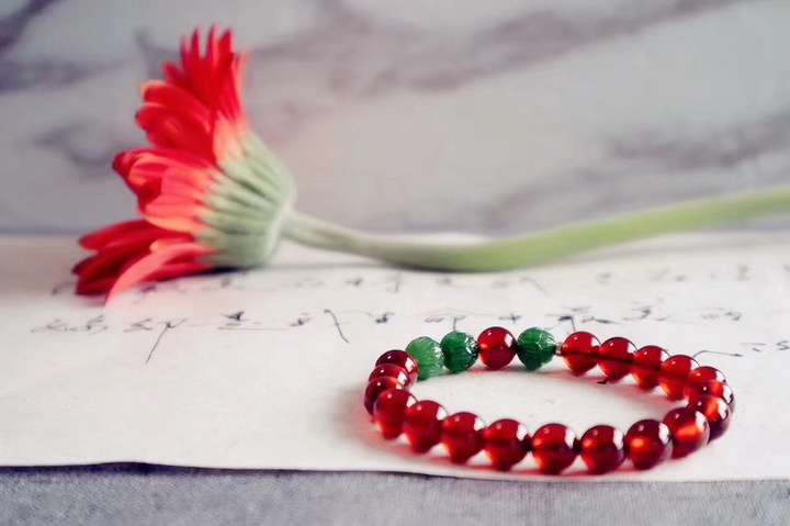 【极品石榴石】增强脐轮能量,女性身体健康的天然理疗师-菩心晶舍