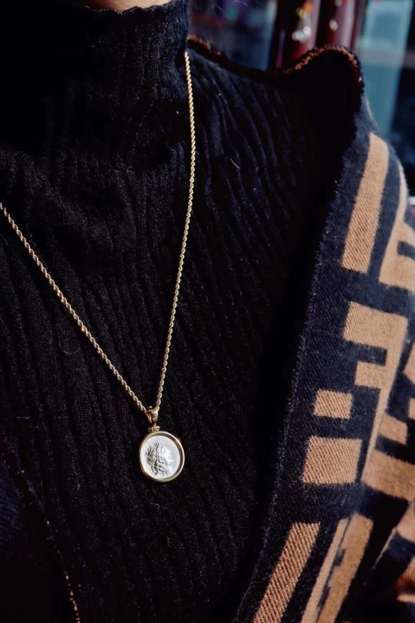 菩心出品:古币红宝石吊坠胸针两用款,复古的调调,爱极了-菩心晶舍