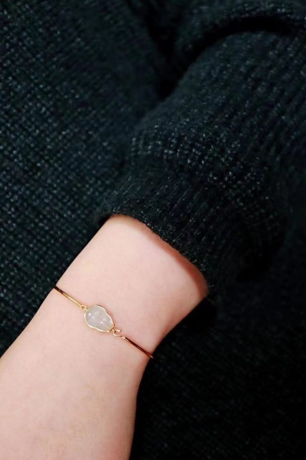 翡翠冰种小细镯,小手围宝宝收-菩心晶舍