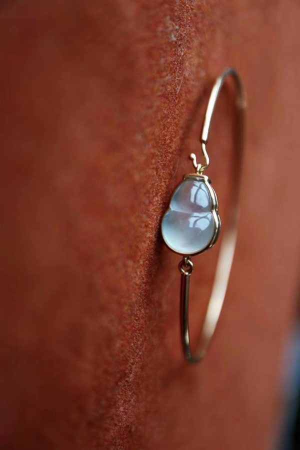 翡翠冰种小细镯,小手围宝宝收-菩心晶舍