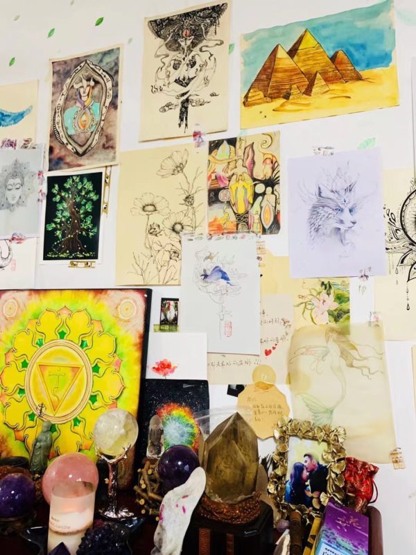 菩心历届设计师留下的随手画-菩心晶舍