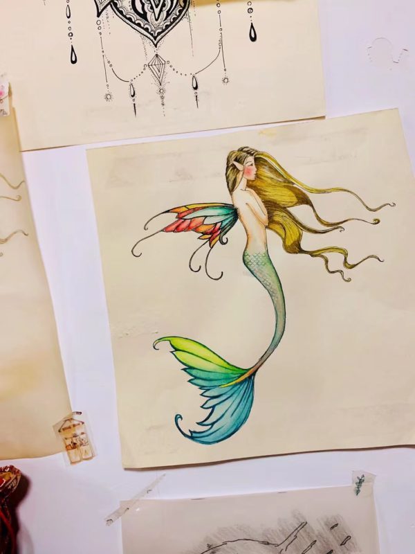 菩心历届设计师留下的随手画-菩心晶舍