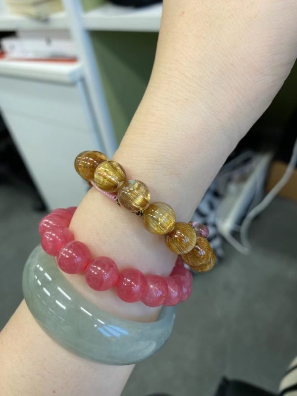 【客户返图】红纹石配钛晶,是菩心经典搭配了!-菩心晶舍