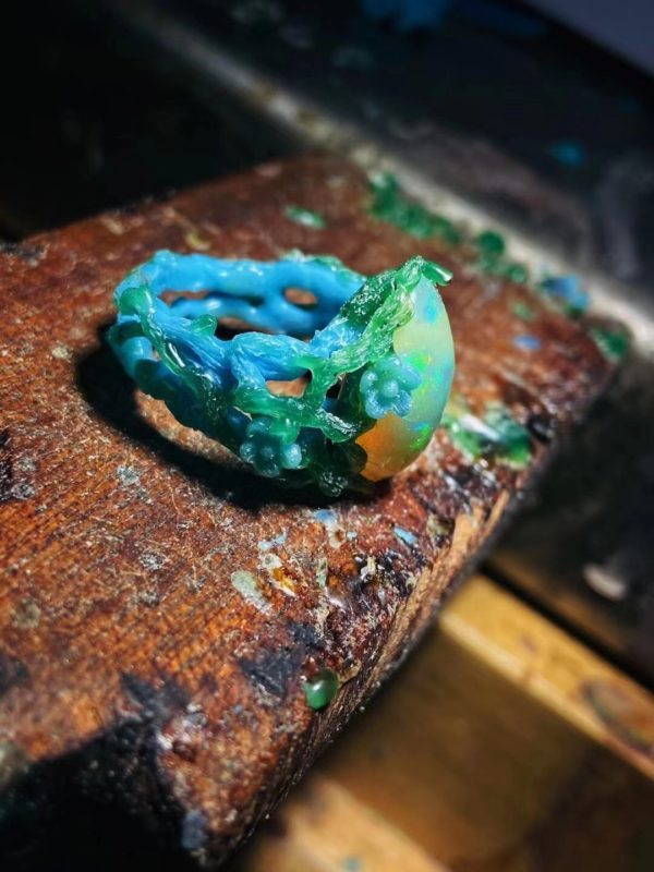 美好如欧泊石,春色设计奉上。-菩心晶舍