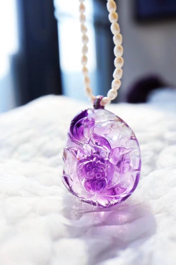 紫发晶莲花,有眼缘宝宝莫错过-菩心晶舍