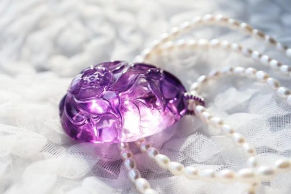 紫发晶莲花,有眼缘宝宝莫错过-菩心晶舍