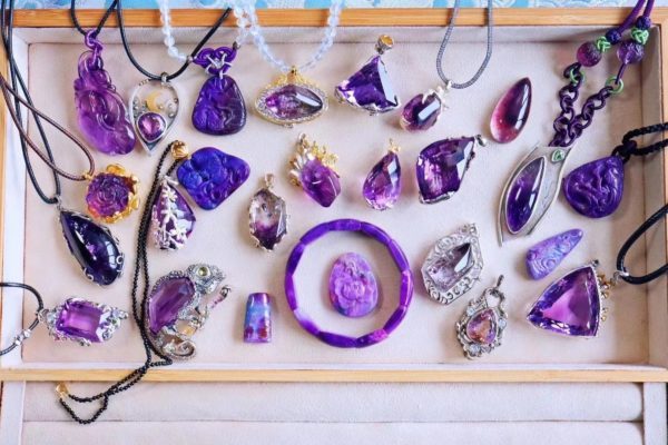 舒俱来石、紫水晶、紫发超七，紫色是浪漫的开始！-菩心晶舍
