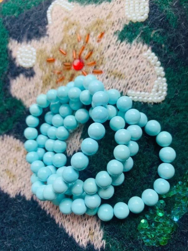 这一波极品原矿绿松石,质感太好了-菩心晶舍