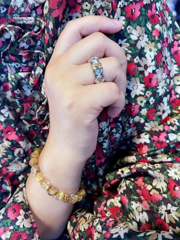 满镶月光石戒指,我真的太喜欢这一款了-菩心晶舍