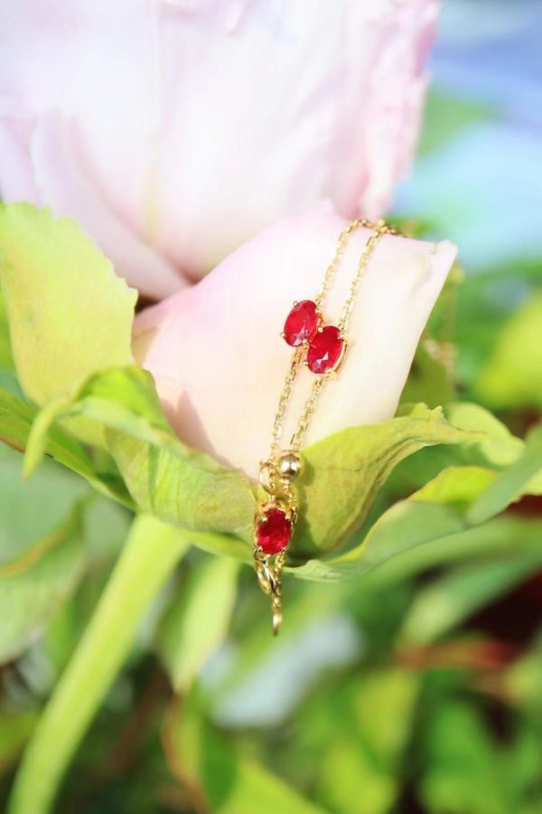 红宝石鸽血红细链，万事终将如意-菩心晶舍