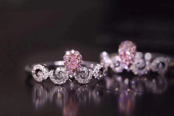 两款粉钻戒指设计，情迷粉色，无法自拔哈哈~-菩心晶舍