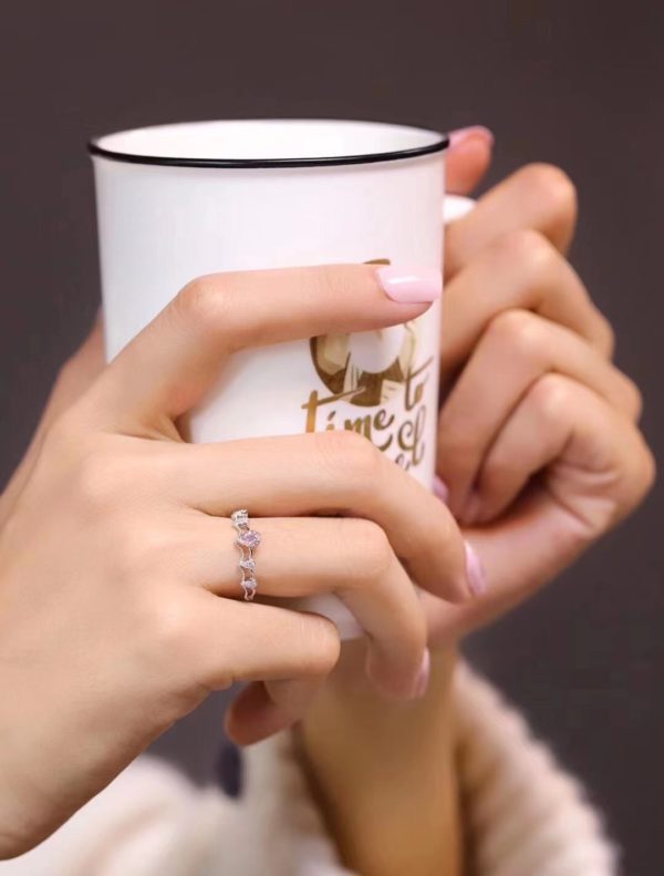 两款粉钻戒指设计，情迷粉色，无法自拔哈哈~-菩心晶舍