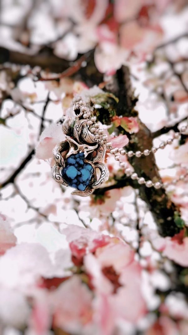 【客户返图】绿松石九尾狐,有菩心晶石陪伴,冷算什么!-菩心晶舍