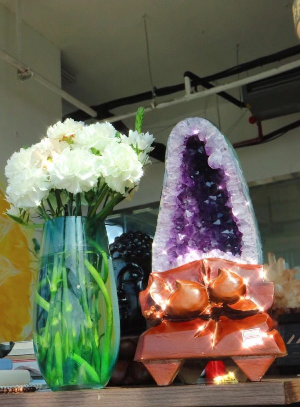 原矿紫晶洞,天然的,美好的-菩心晶舍