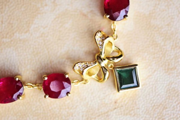 这条红宝石色系碧玺手链,不挑年龄,不挑肤色-菩心晶舍