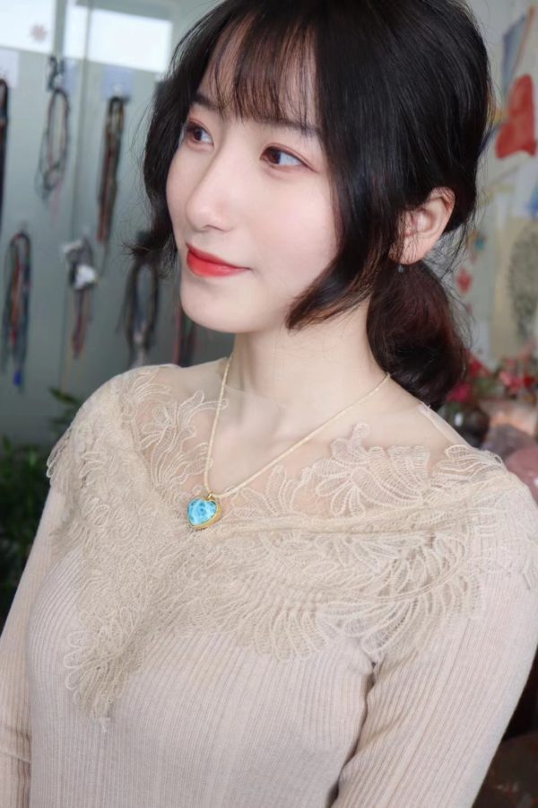 多米尼加的海纹石,如玉的光泽,似海的肌理-菩心晶舍