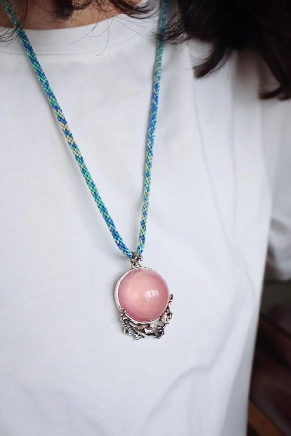 粉晶吊坠,一切如此美妙-菩心晶舍