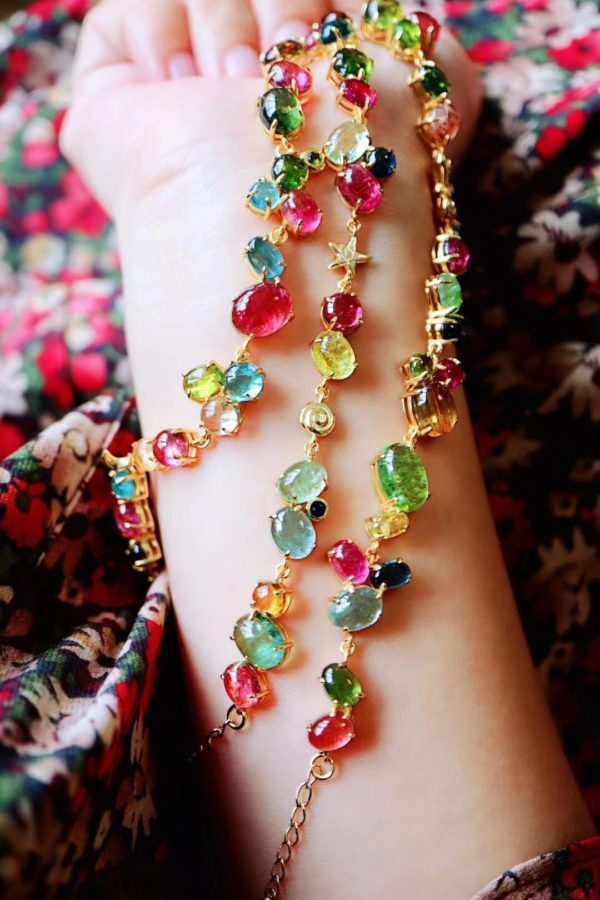 不要再错过这次绝美素面碧玺手链了哟-菩心晶舍