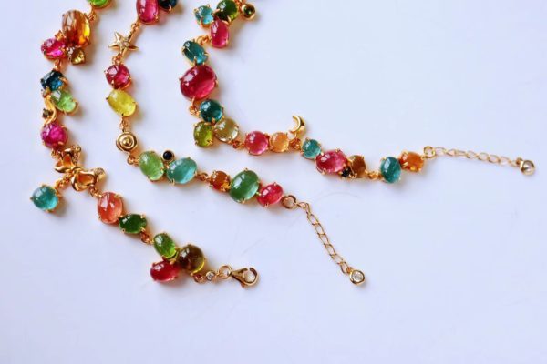 土豪仙女请收2条碧玺手链叠戴-菩心晶舍