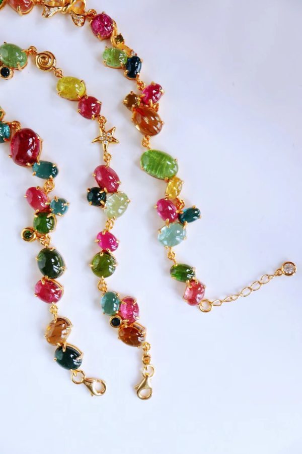 土豪仙女请收2条碧玺手链叠戴-菩心晶舍