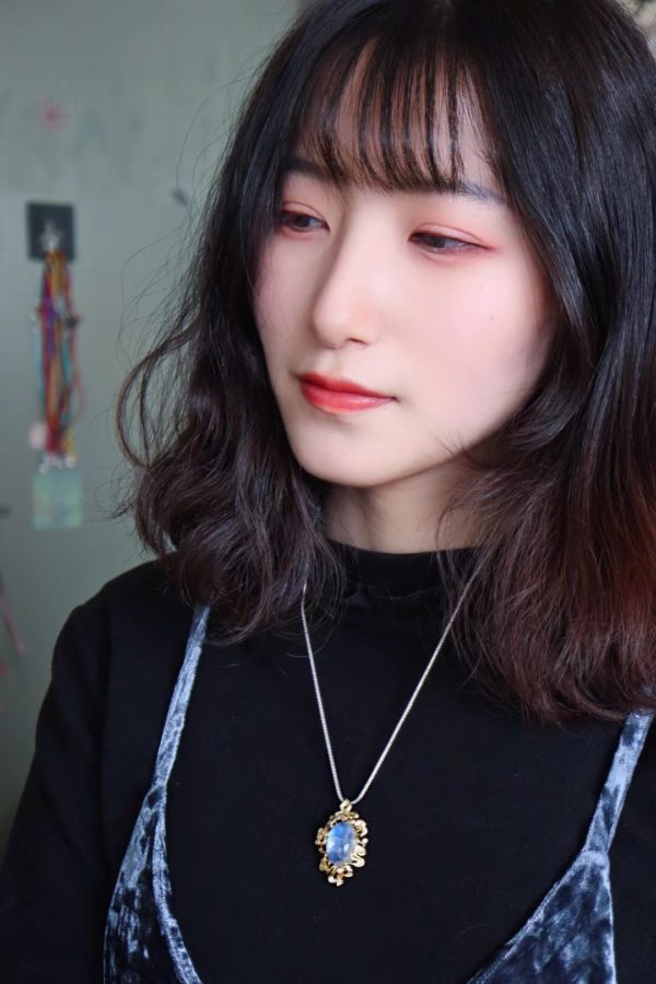 祥云镶嵌下的月光石，更显神圣和美-菩心晶舍