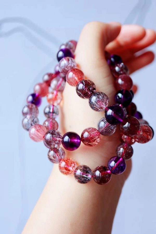 极品超七紫发晶,水晶中的白富美-菩心晶舍