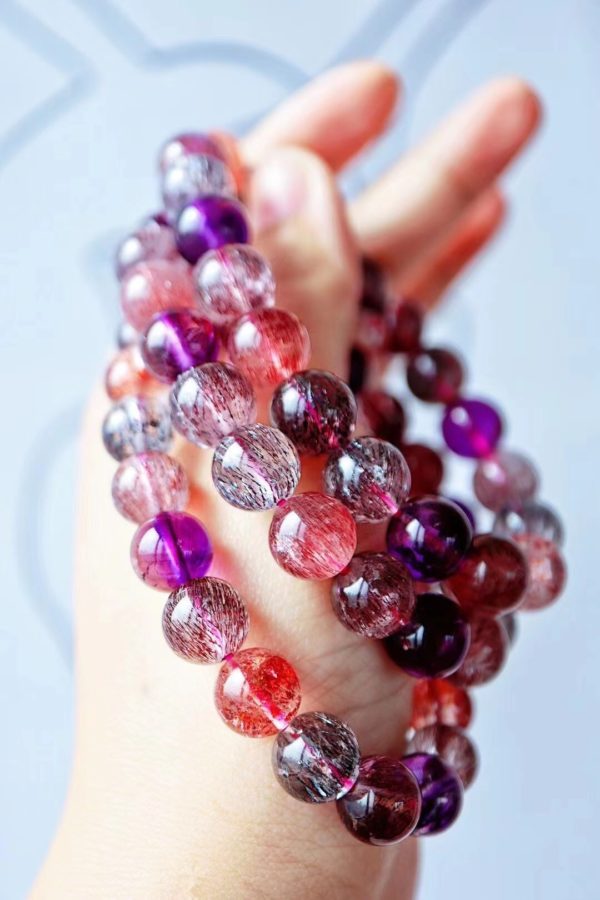 极品超七紫发晶,水晶中的白富美-菩心晶舍