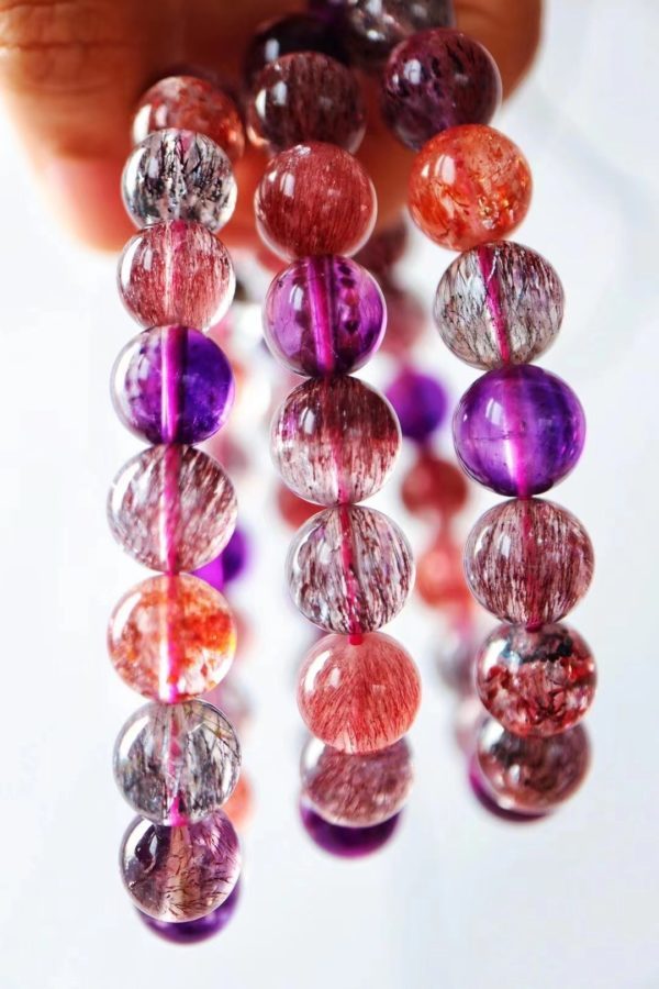 极品超七紫发晶,水晶中的白富美-菩心晶舍