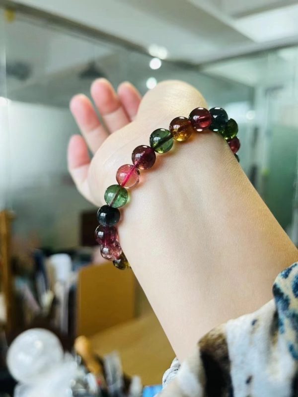 关于老料碧玺手链，我们大菩心，真是随便盲撸-菩心晶舍