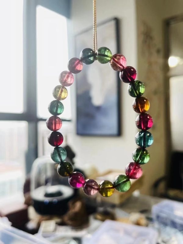 关于老料碧玺手链,我们大菩心,真是随便盲撸-菩心晶舍