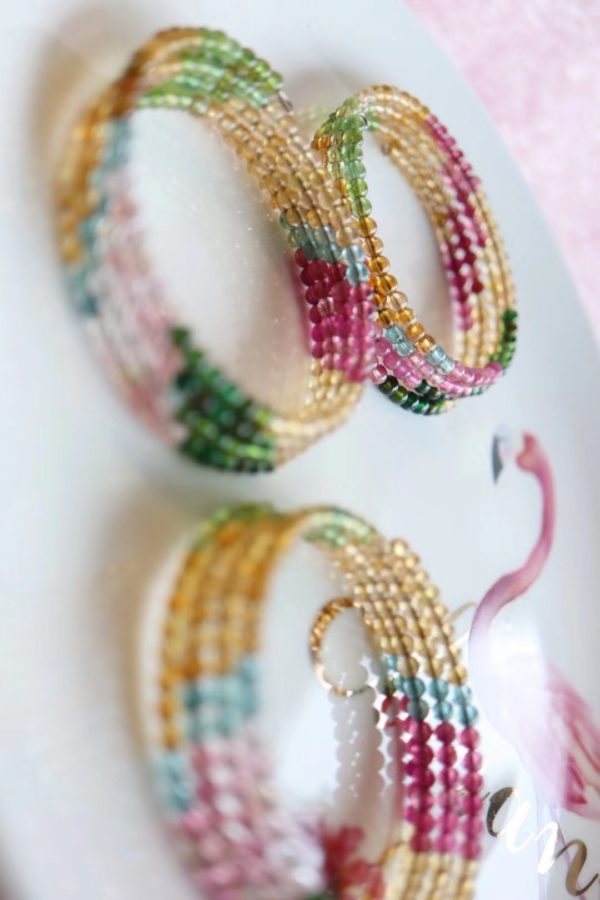 献上一波很应景的彩虹碧玺细链,上手百搭耐看-菩心晶舍