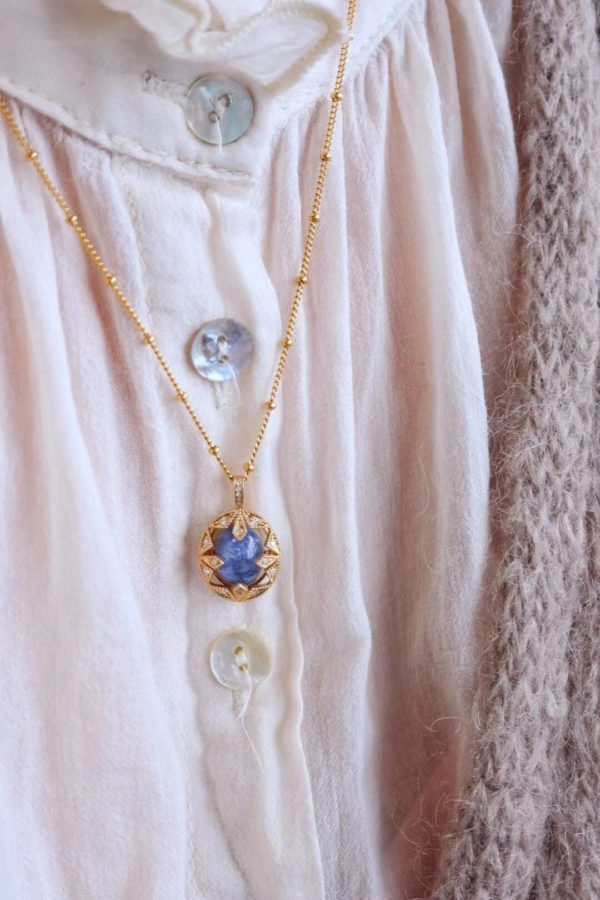 拥有蓝发晶的,都是土豪小仙女-菩心晶舍