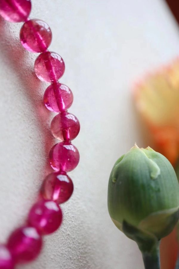 收藏级红碧玺,人间一抹绝色-菩心晶舍