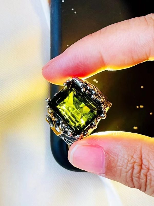 新做好一枚捷克陨石大戒指,海王的调调-菩心晶舍