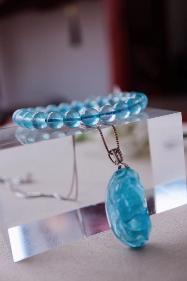 气温骤升,海蓝宝透心凉-菩心晶舍